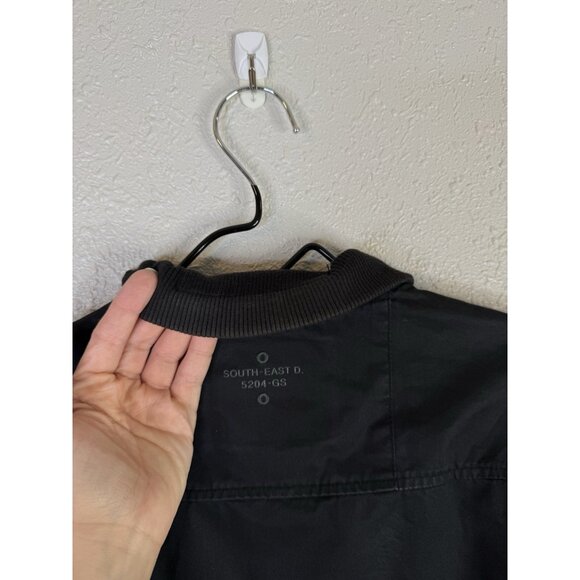 G-Star Raw Artic Shirt Overshirt Light Jacket Mens Sz Lg Black Military Utility - Picture 8 of 16